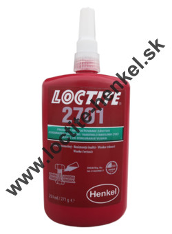 Loctite 2701 250ml - zaisťovač skrutiek, vysokopevnostný