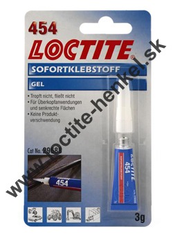 Loctite 454 3g - sekundové lepidlo, vysokoviskózne, gel