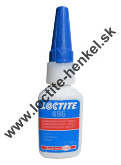 Loctite 496 20g - sekundové lepidlo na kov, nízkoviskózne