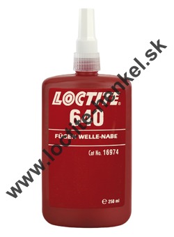 Loctite 640 250ml - upevňovač valcových dielov, pomalé vytvrdzovanie