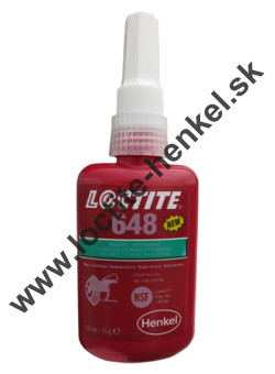 Loctite 648 50ml - upevňovač valcových dielov, zvýšená teplotná odolnosť