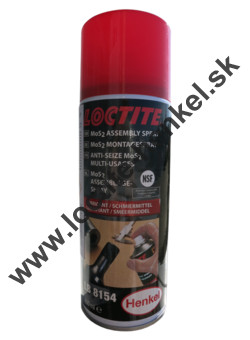 Loctite LB 8154 400ml - montážna pasta v spreji s obsahom MoS2